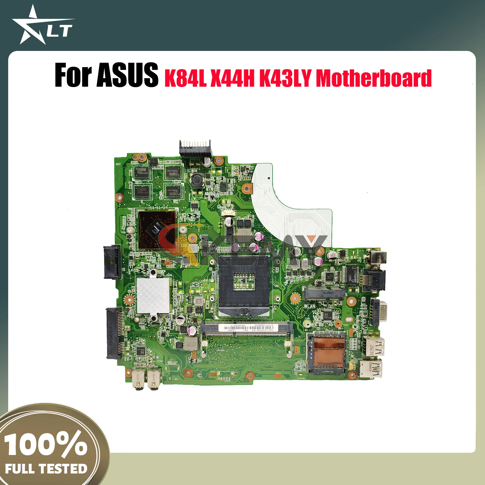 

K43LY Laptop Motherboard For ASUS K43L K84L X44H K43LY Notebook Mainboard This item is in stock 100% tests OK fast shipping