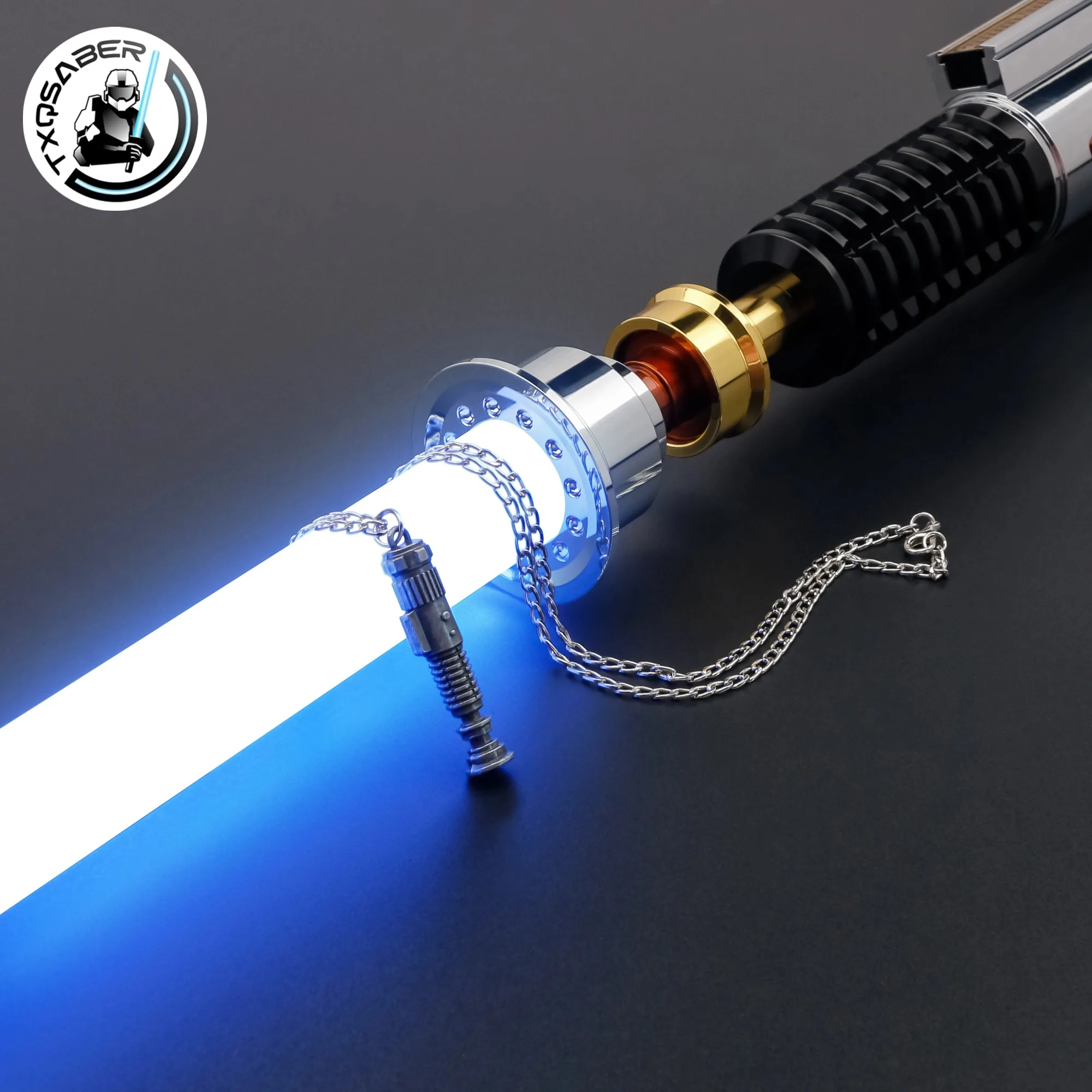 TXQ necklaces keychain obi-wan Metal Pendant Simulation LUKE Mini Non-luminous Darth mual Anakin Toys Cosplay