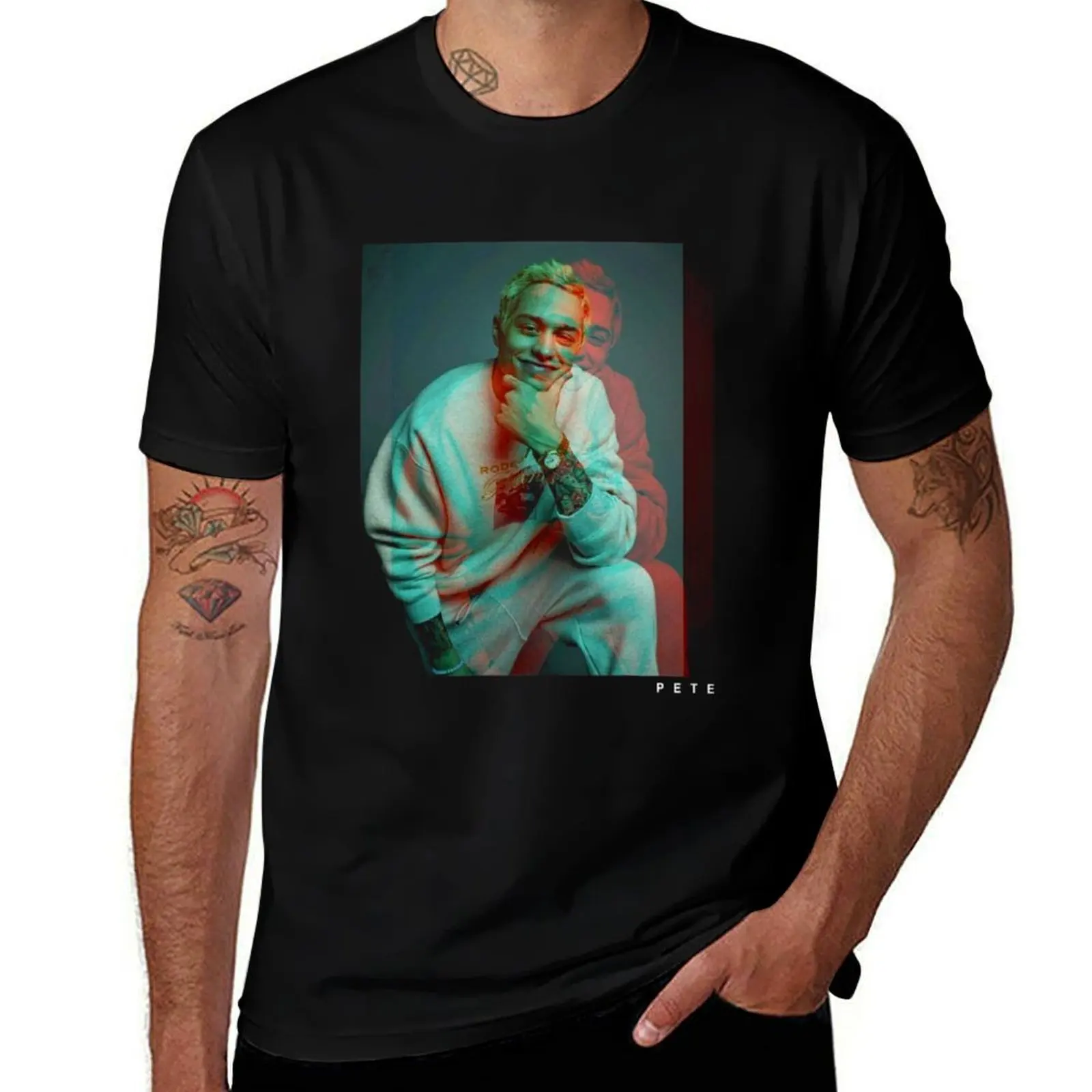 

Pete Davidson m-erch pete T-Shirt t shirt man plain man t shirt heavy cotton T-Shirt