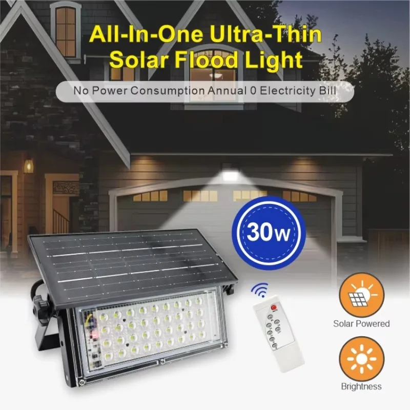 

30W 50W 100W 200W Solar LED Garden Light Outdoor Waterproof Projection Solar Floodlight