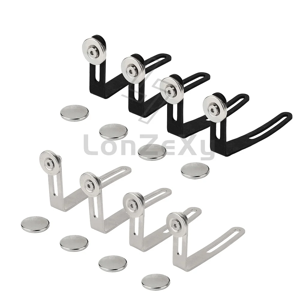 37x68mm Magnetische Karosseriehalterung Starker Magnet Auto-Karosseriehalter für 1/10 RC Crawler Axial SCX10 Upgrade-Ersatzteile
