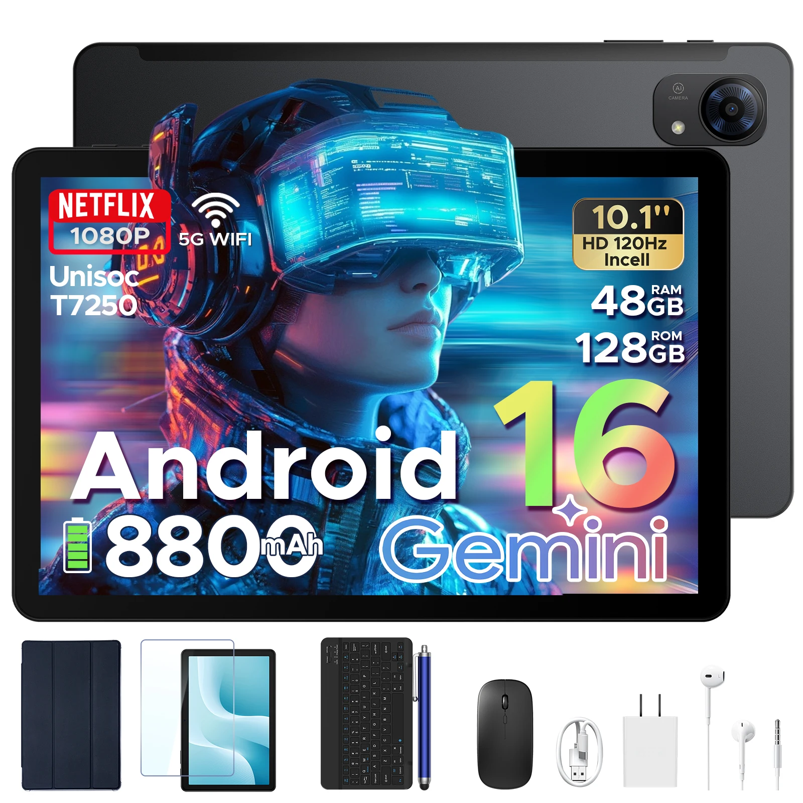 【¥16,246】POCKAM P10 Pro タブレット 10.1インチ 8GB/128GB ブラック 特別割引-アリエク特価アラート