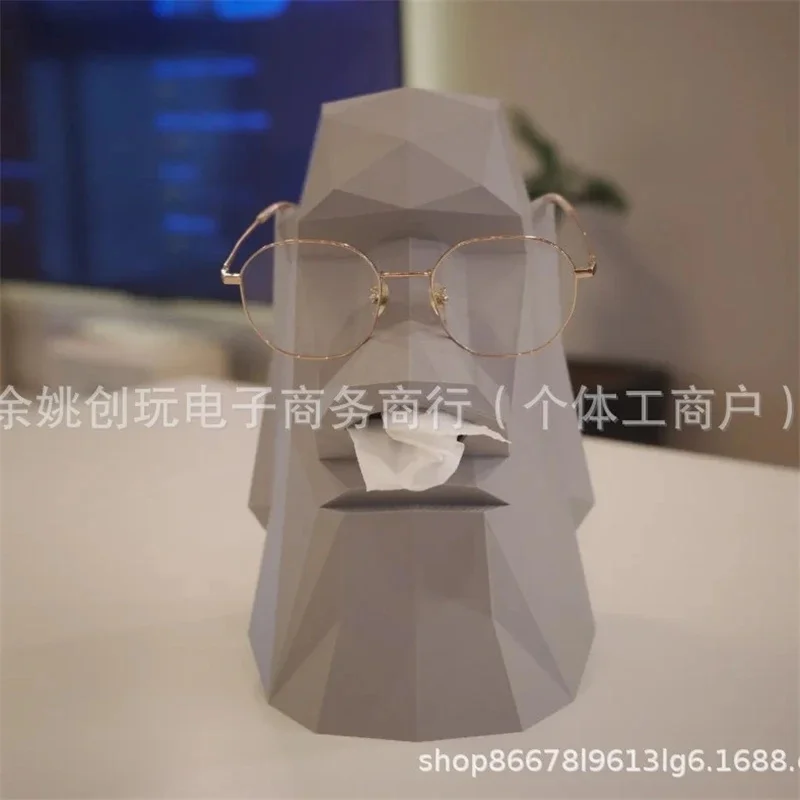 Eyeglass Stand Rock Island Sculpture Glasses Holder Stone Inspired Elegant Table Decor For Home Office Desk Gift For kids