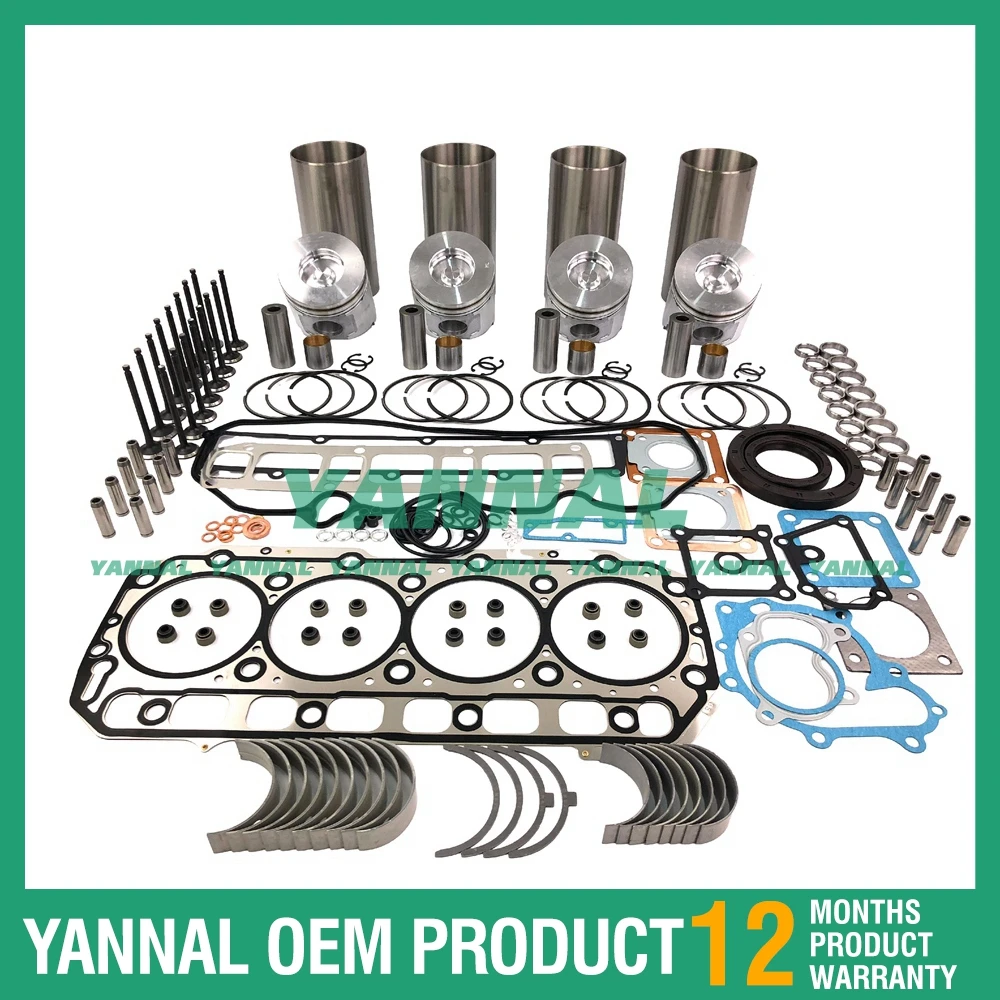 

Overhaul Rebuild Kit For Yanmar 4TNV106 4TNV106T 4TNV106-GGB1 Engine