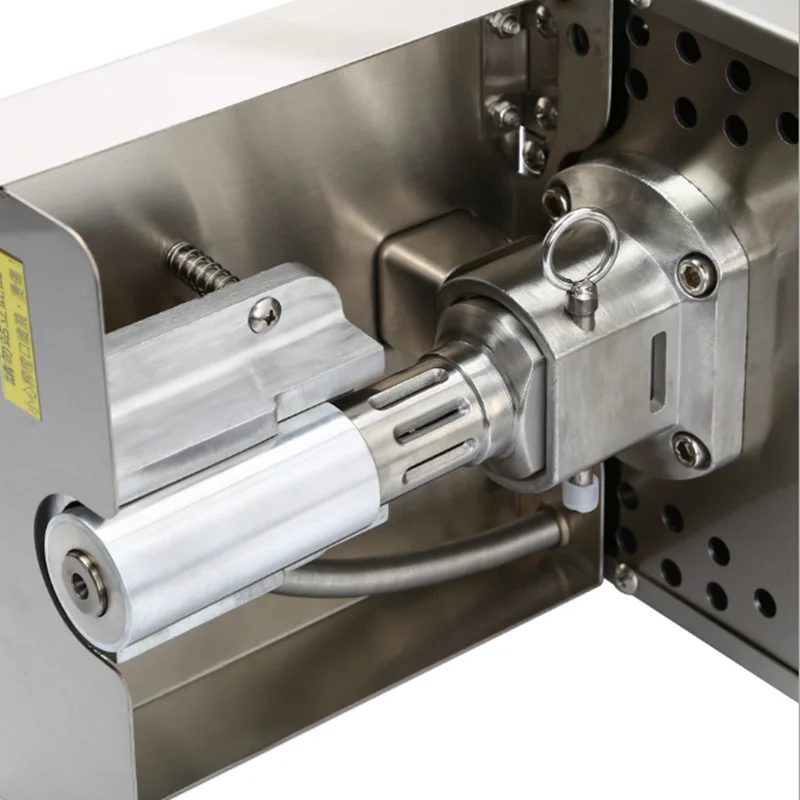 เครื่องผลิตน้ำมันกดน้ำมันเครื่องสกัดน้ำมันเมล็ดทานตะวันถั่วลิสงขนาดเล็ก10กิโลกรัม/ชั่วโมงสำหรับใช้ในบ้าน