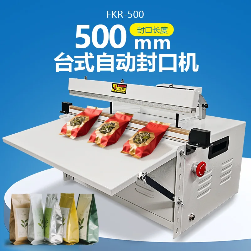 

FKR-500 Desktop Automatic Sealing Machine Snack Plastic Bag Kraft Paper Food Automatic Sealing Packaging Machine