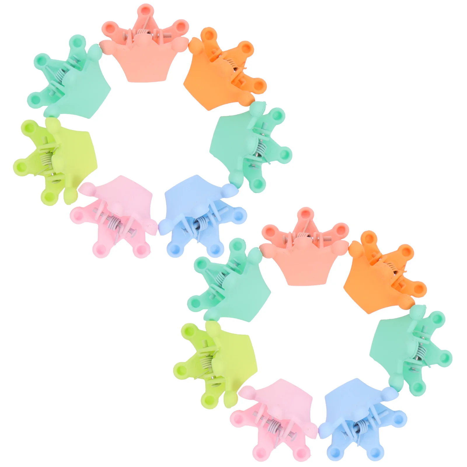 

20Pcs Mini Claw Clips for Girls Small Hair Accessories Durable Resin Iron Safe Versatile Match Clothes Hairstyles