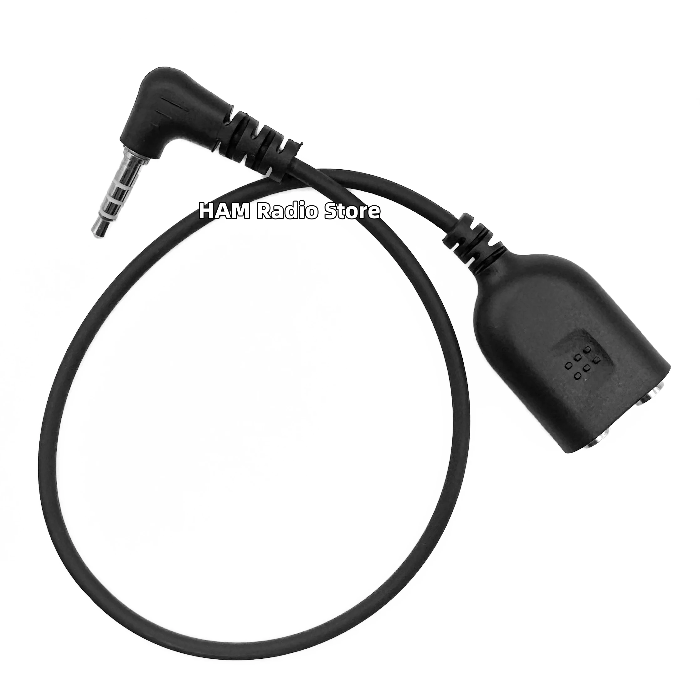 3.5mm to 2Pin Jack Audio Adapter Cable for SURECOM Repeater Controller to 2Pin Headset/ Speaker KENWOOD Baofeng Radio Walkie