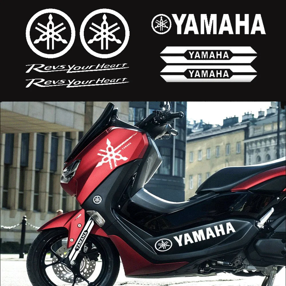 Motorcycle Stickers Laser Letter Logo Dirt Bike Racing Helmet Fuel Tank Decals Accessories Auto Modification Decor image 2