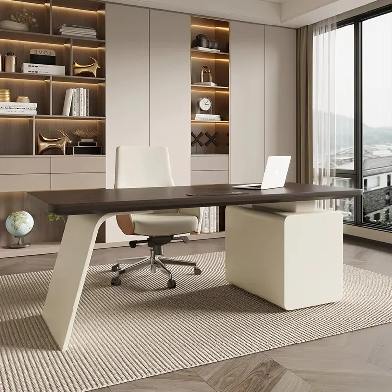 Wooden Designer Executive Office Desk Strong Large Luxury Computer Office Desks Standing Modern Mesa Para Compuatador Furniture