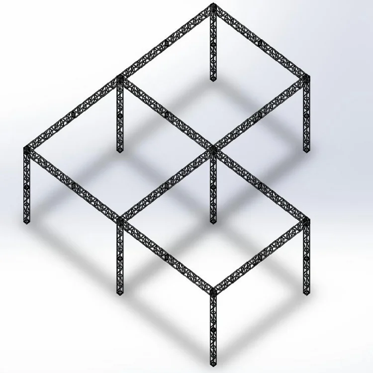 Portable Aluminum Alloy Truss System Spigot For Outdoor Events With 1000kg Load Capacity Modular Design & Durable Construction