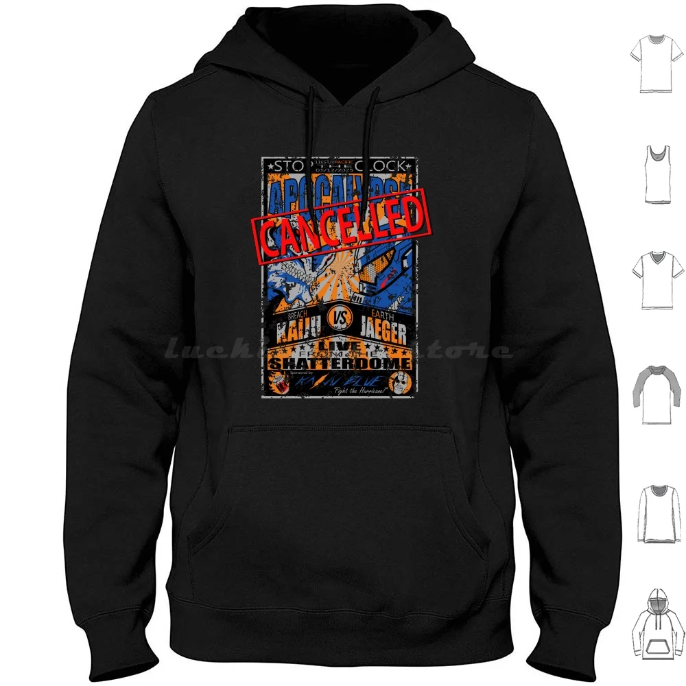 Catagory 5 Excitement! Hoodies Long Sleeve Kaiju Gypsy Danger Slattern Shatterdome Fight