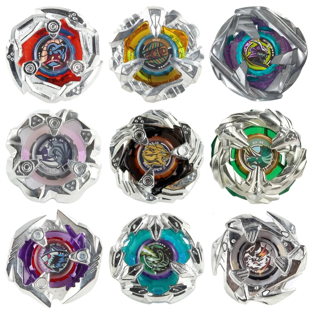 Takara Tomy Beyes Gyro BX Series Single Emitter Children's Battle Toy with Rotating Metal Gyroscope and Transmitter