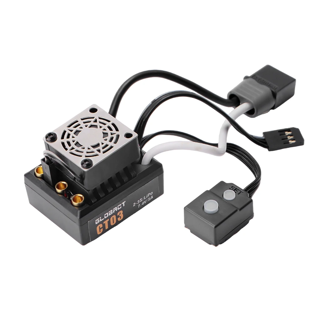 EPINON 30A ESC 2-3S Sensorless Brushless Speed Controller for Traxxas E-REVO Losi JRX2 H16BM H16DR Redcat Volcano 16 Arrma Typhon Grom Mojave Grom 1/14 1/16 1/18 RC Car