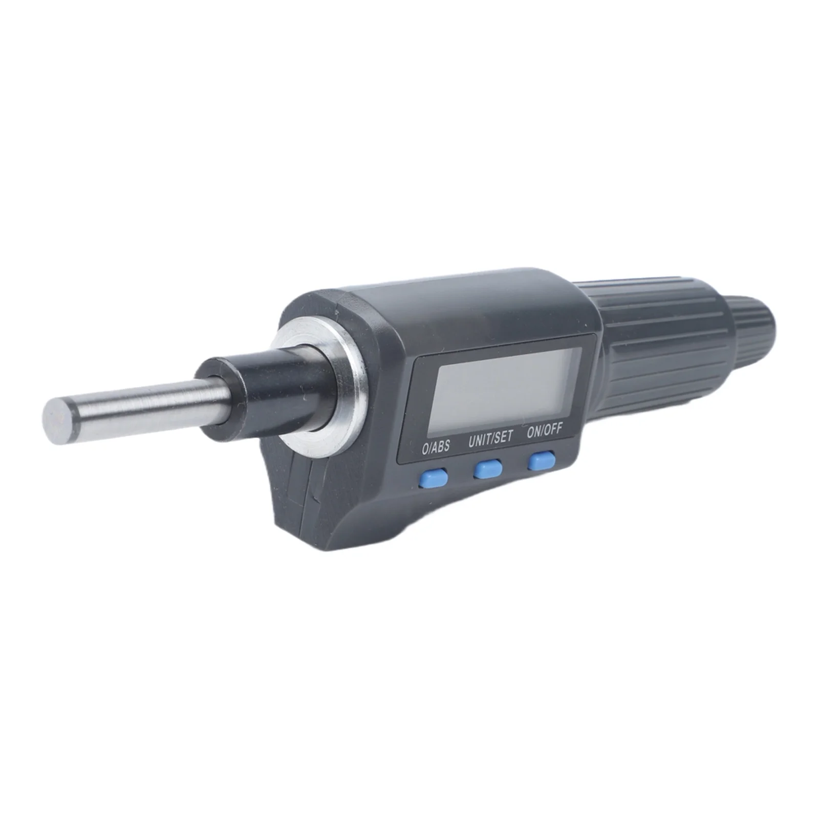 Electronic Micrometer Head Instrument Digital Display Black Digital Micrometer Rust-Resistant Material Large-Diameter Ratchet