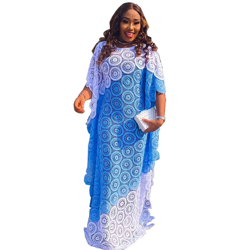 Customized Plus Size African Clothes for Women 2025 New Dashiki Ankara Embroidery Bazin Riche Design Wedding Party Dresses with
