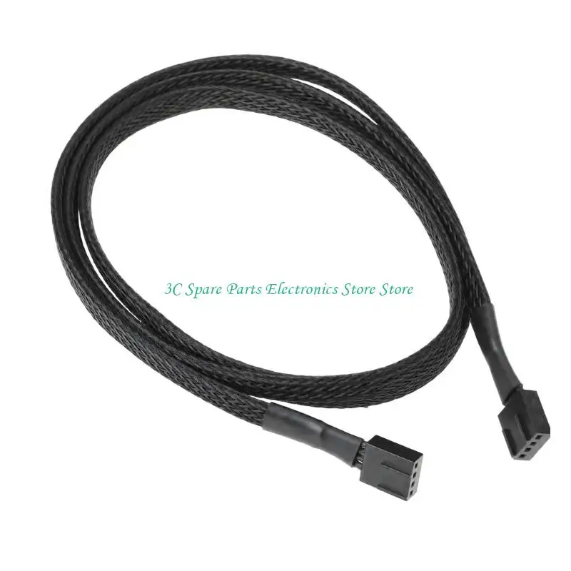 SZ Case Fan 4-Pin Extension Cable 24AWG Copper Wire for Efficient Water Cooling