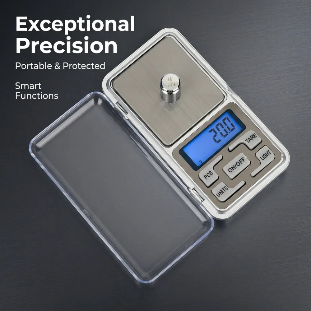 The Portable Kitchen Scale with Precise Numbers Can Accurately Weigh Spices, Sugar, Yeast and Food Scales