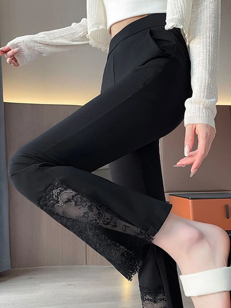 Büro Sommer Flare Hohe Taille frauen Hosen Hosen 90er Jahre Xxl Original Outfits Harajuku Kleidung Herbst Ästhetische Weibliche Hose