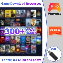 PC Game Download Resources Include 300 AAA Games, Support Playnite System,for PS4/PS3/PS2/Wii/WiiU for Windows 8.1/10/11