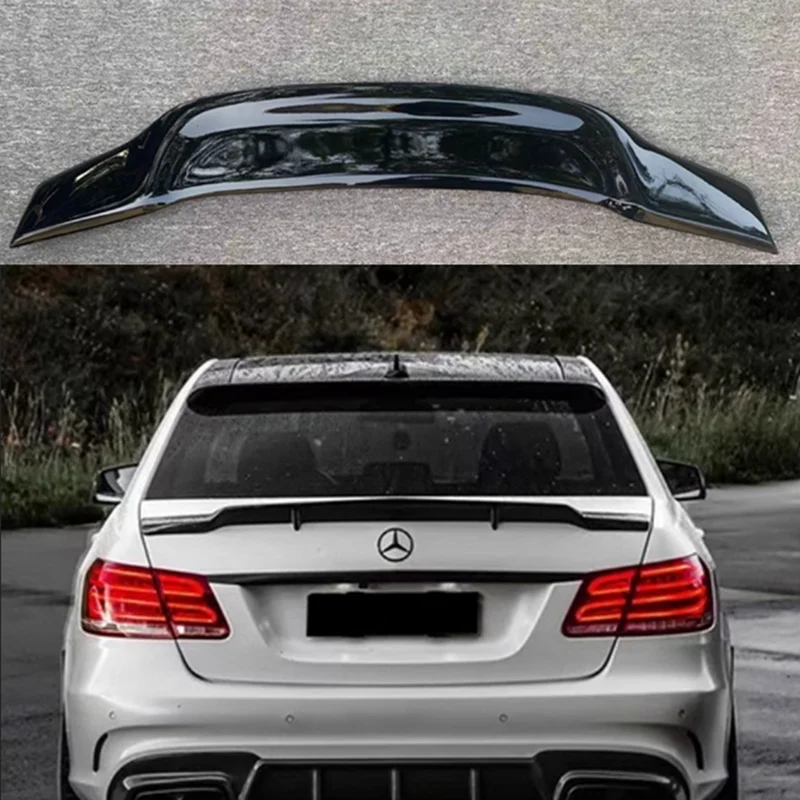 توصية مفصلة لغطاء جناح خلفي من ألياف الكربون لسيارة مرسيدس-بنز W212 E63 AMG 2009–2013