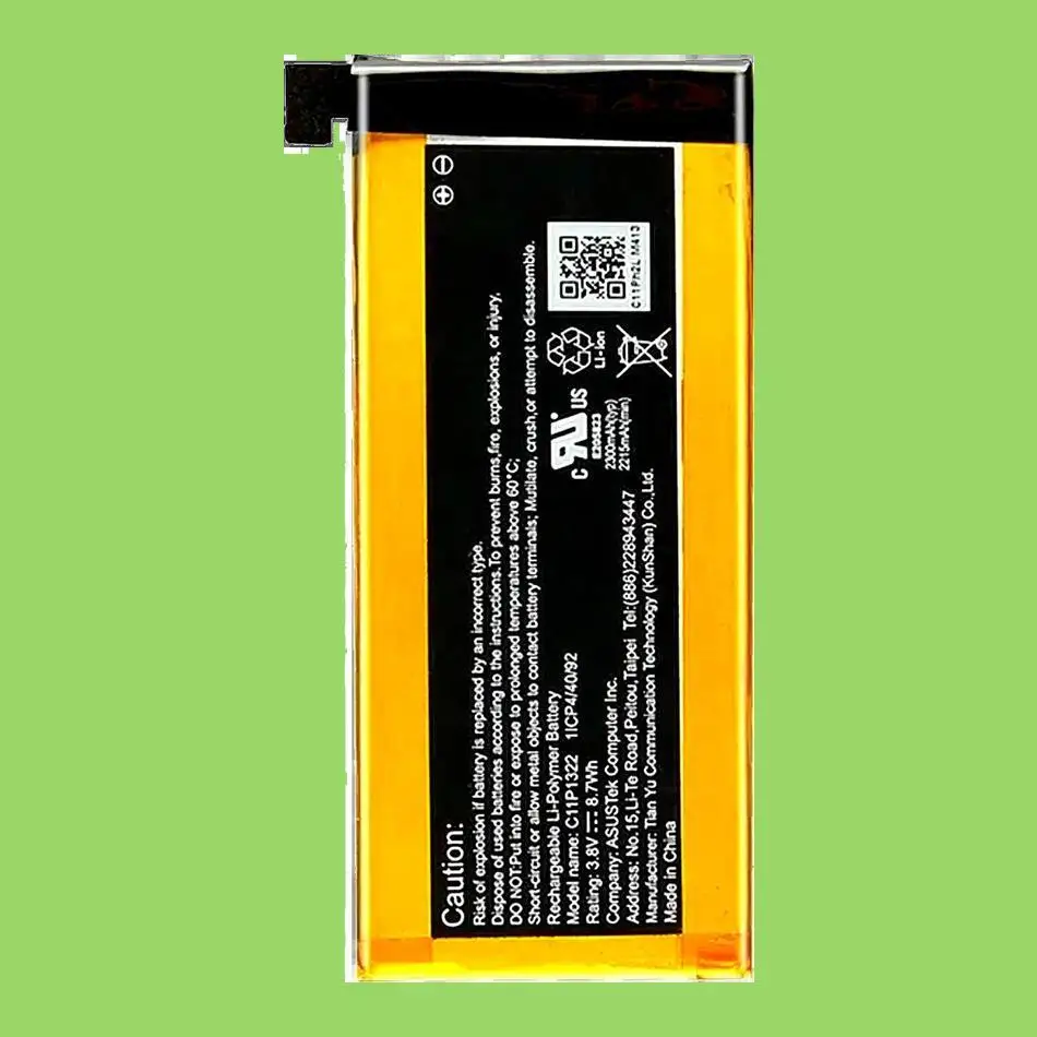 

Высокоэффективный аккумулятор для планшета Asus Padfone S X T00D PF500KL T00N C11p1322, надежный источник питания 2215 мАч