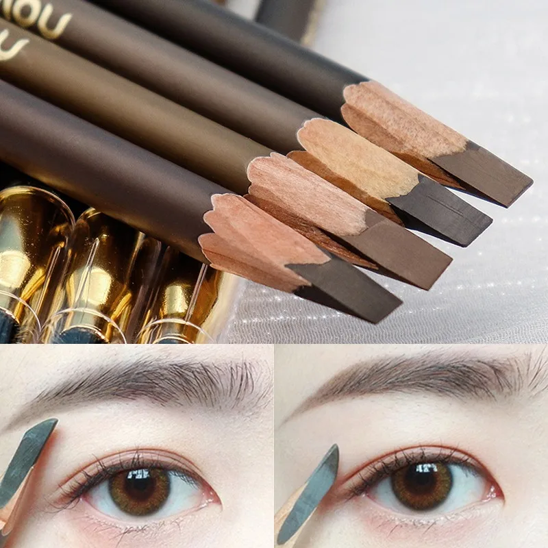 Profession elle Microb lading Bleistift permanente Augenbrauen Bleistift Tattoo wasserdichte Kunst Tönung Make-up Augenbrauen Stift Enhancer Korea Kosmetik