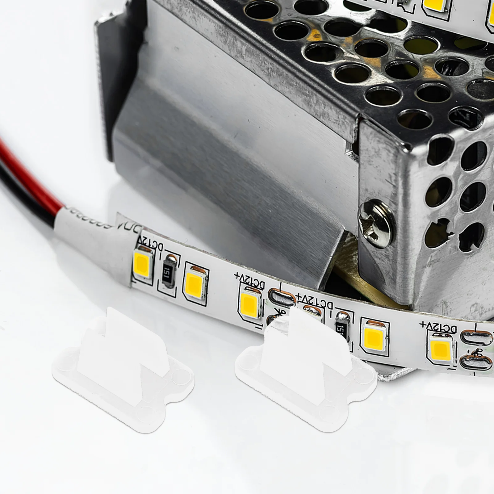 

30pcs Led Strip Light Mounting Clips Fixing Fasteners For Home Decor Indoor Outdoor Party Wedding Signage Lighting Cable