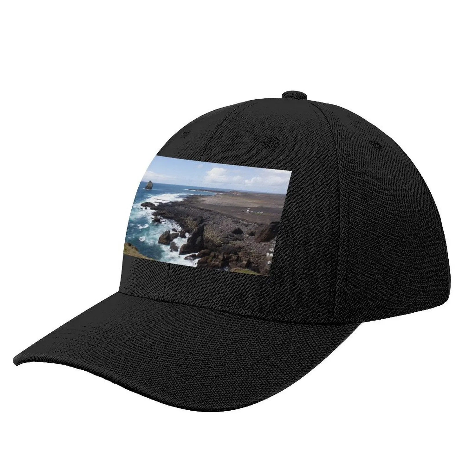 beautiful Iceland CoastlineCap Baseball Cap Gentleman Hat Hat Beach Luxury Brand Snap Back Hat Men's Caps Women's