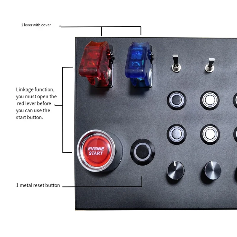 PC Simracing Universal Center Button Box für Euro Truck Thrustmaster Moza Simagic Logitech G29G27 Fanatec Lenkrad