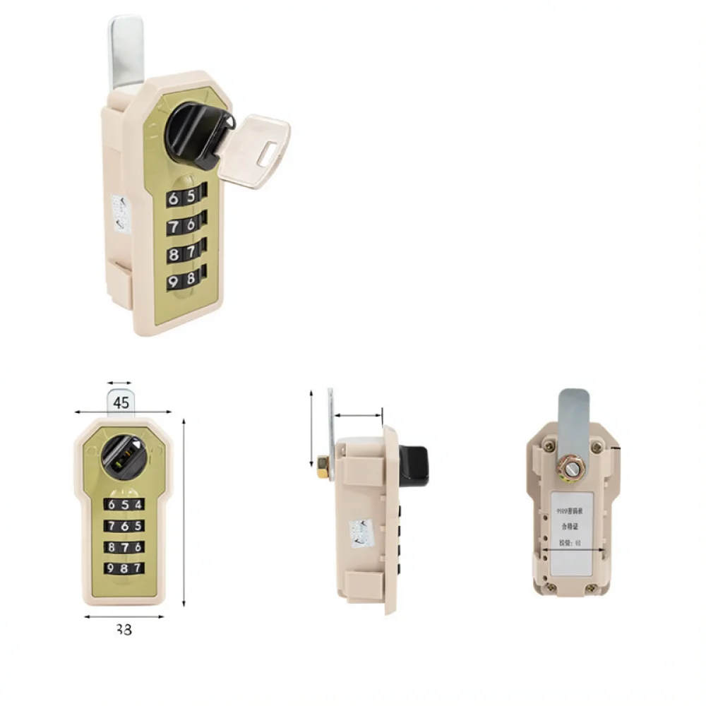 Security Mechanical Dial Password Lock For Steel Furniture Cabinet Storage Locker Keyless Combination Access Tool
