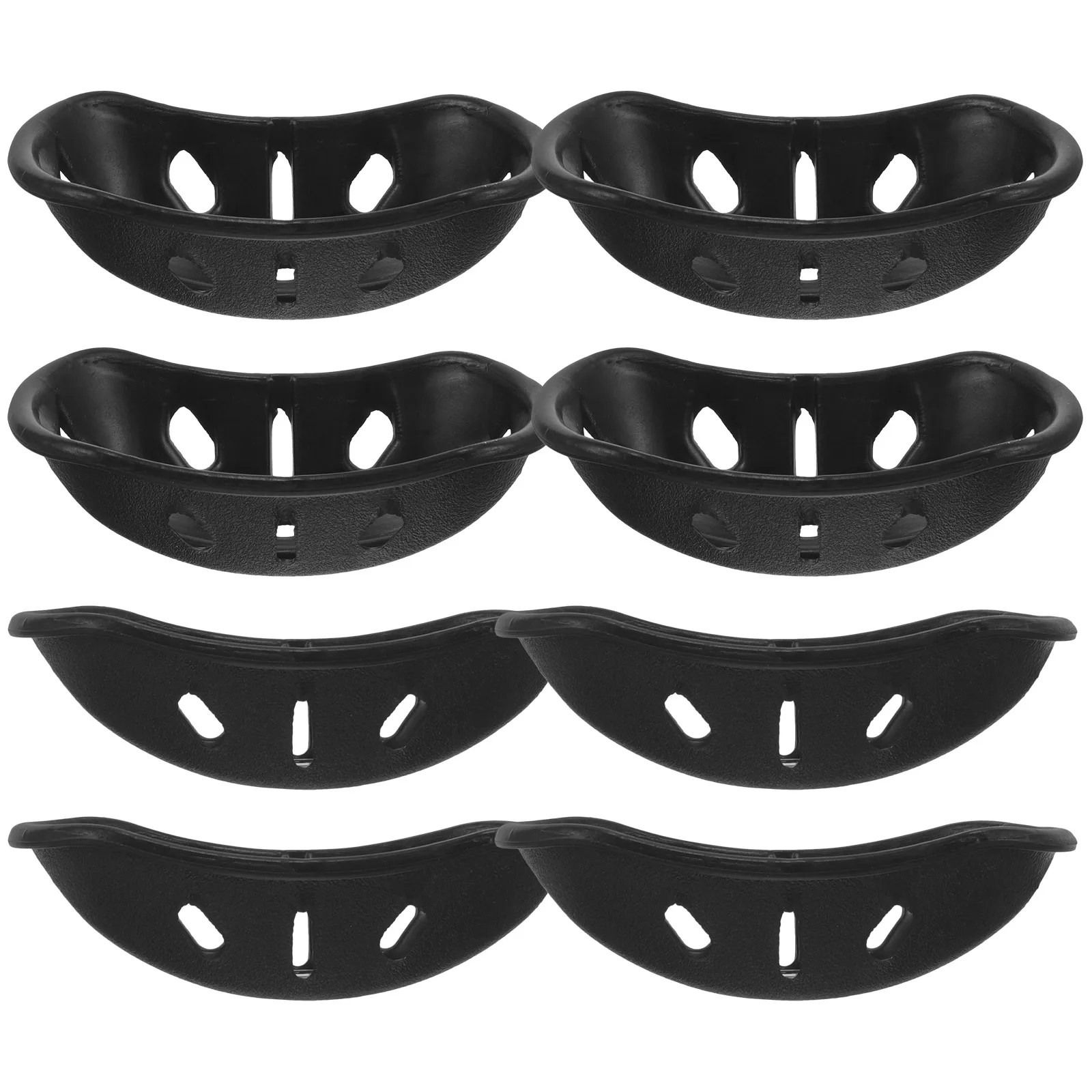 

8 Pcs Filling Chin Rest Protective Plastic Sweat Hardhat Forehead Padding