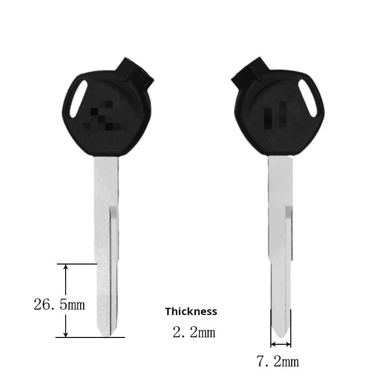 Wuyang Honda motorcycle key, suitable for: Honda motorcycle, original thickness, high quality motorcycle key blank.