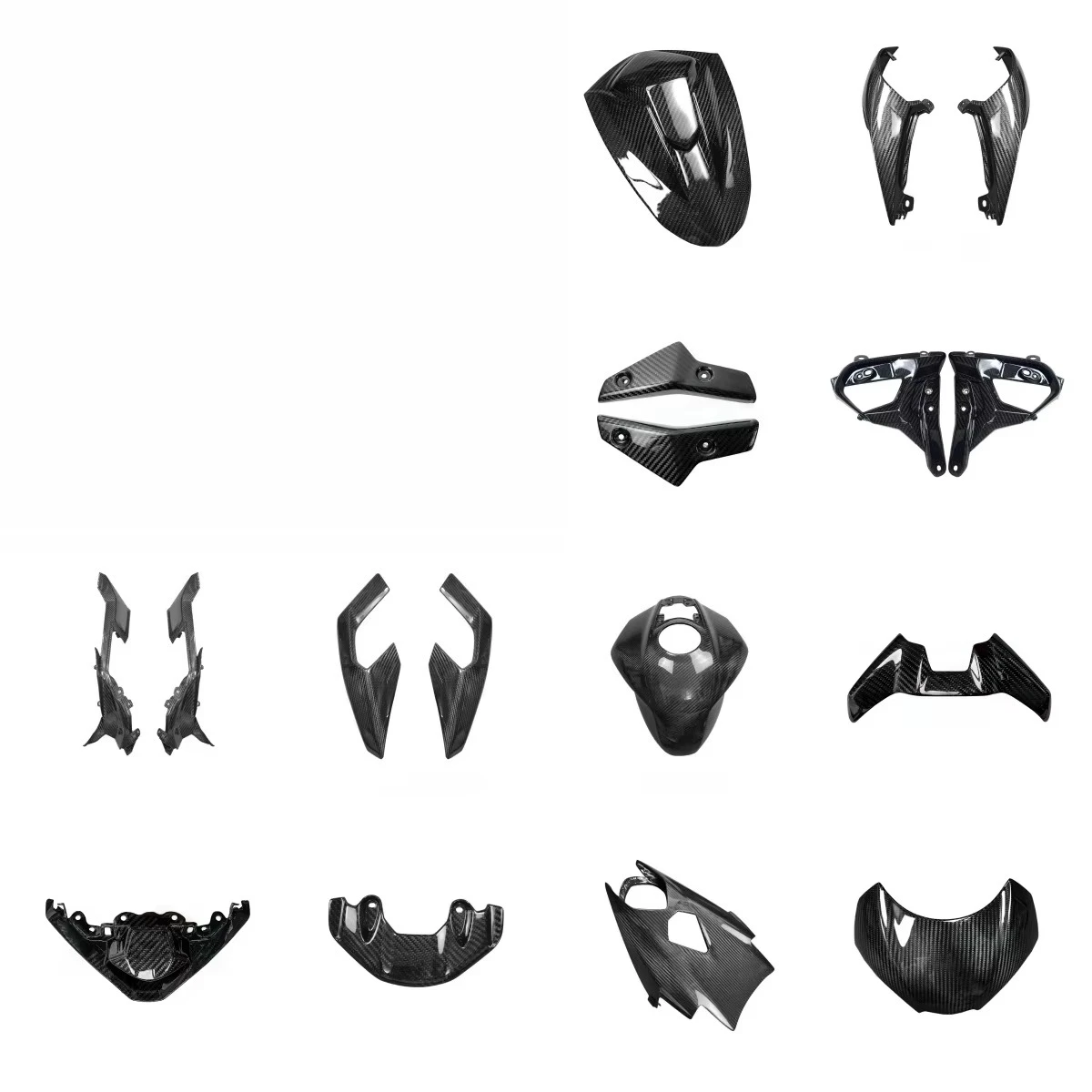 Dry Carbon Fiber Motorcycle Water tank Lining  Carbon Fiber Accessories Wholesale