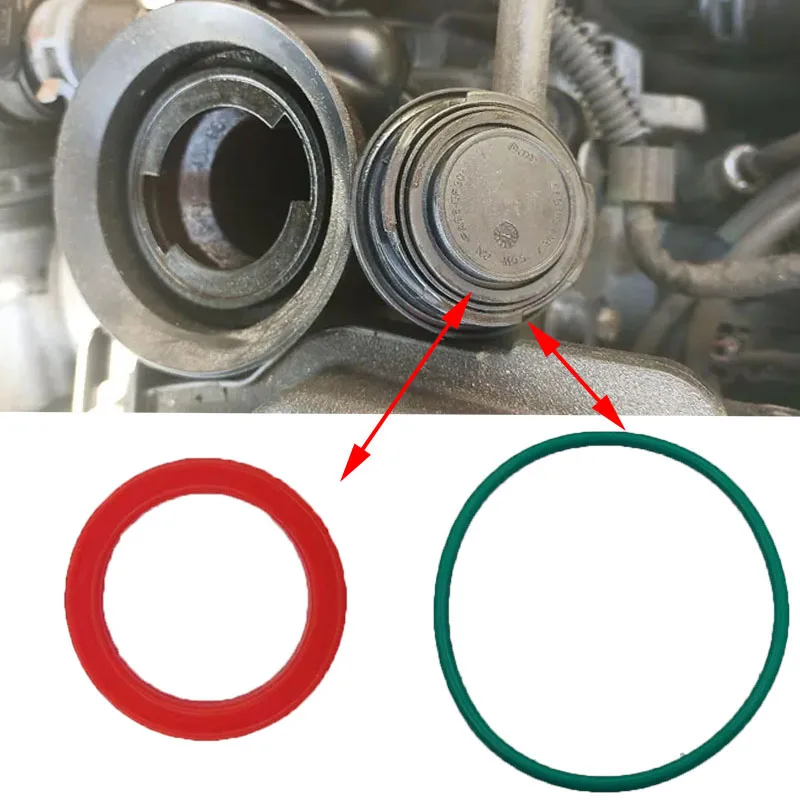 

1Set Oil Filler Cap Rubber Sealing Gasket Ea888 3rd For VW Passat B8 Golf 7 Mk7 Touran For Audi A8 S8 D3 4e A4l Q5 A3 06G103485