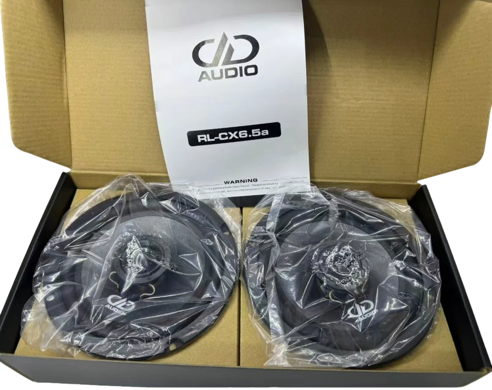 1 Pair DD Audio RL-CX6.5a 6.5'' Car Speaker Coaxial Midrange Max 450 Watt 4 Ohm RED LINE SERIES Designed In Oklahoma City U.S.A