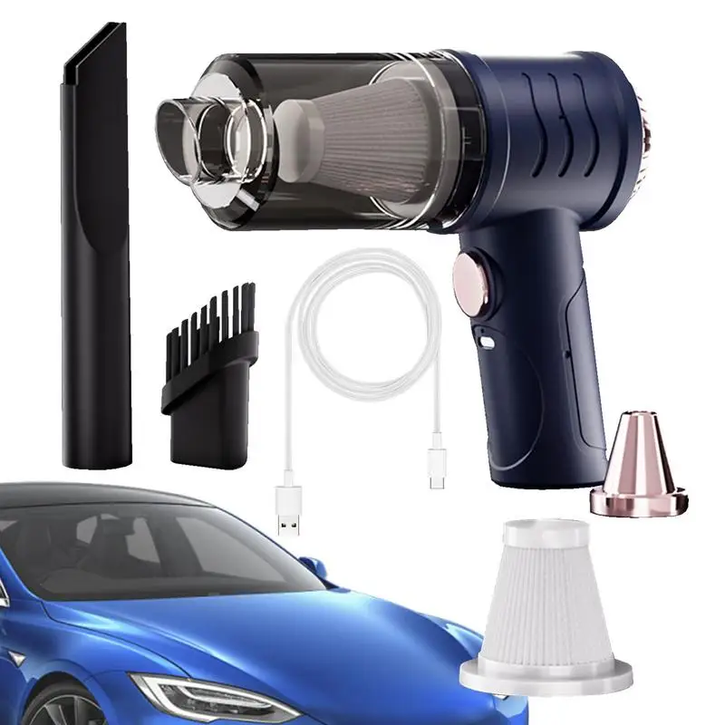 

2-in-1 Car Vacuum Cleaner Powerful Cleaning Machine Handheld Portable Wireless Cleaner Keyboard for Car Home Powerful Appliance