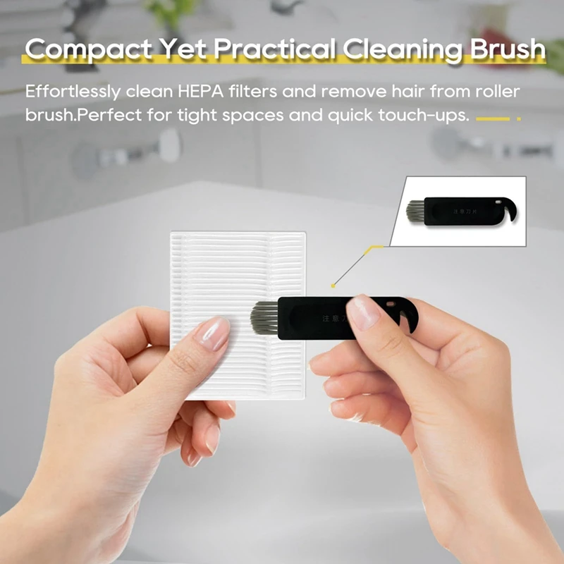 Compatible for G50 Hybrid, L60 Hybrid/L60 Hybrid Main Side Brush Hepa Filter Mop Cloth Dust Bag Accessories-A27R