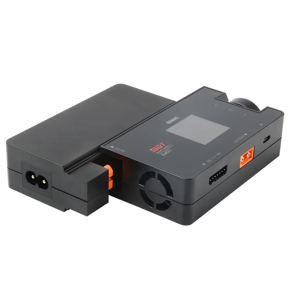 ISDT 608AC AC 50W / DC 200W Smart Battery Charger Discharger With EU/US Plug for 1-6S LiFe Lilon LiPo LiHv 1-12S Pb 1-16S NiMH
