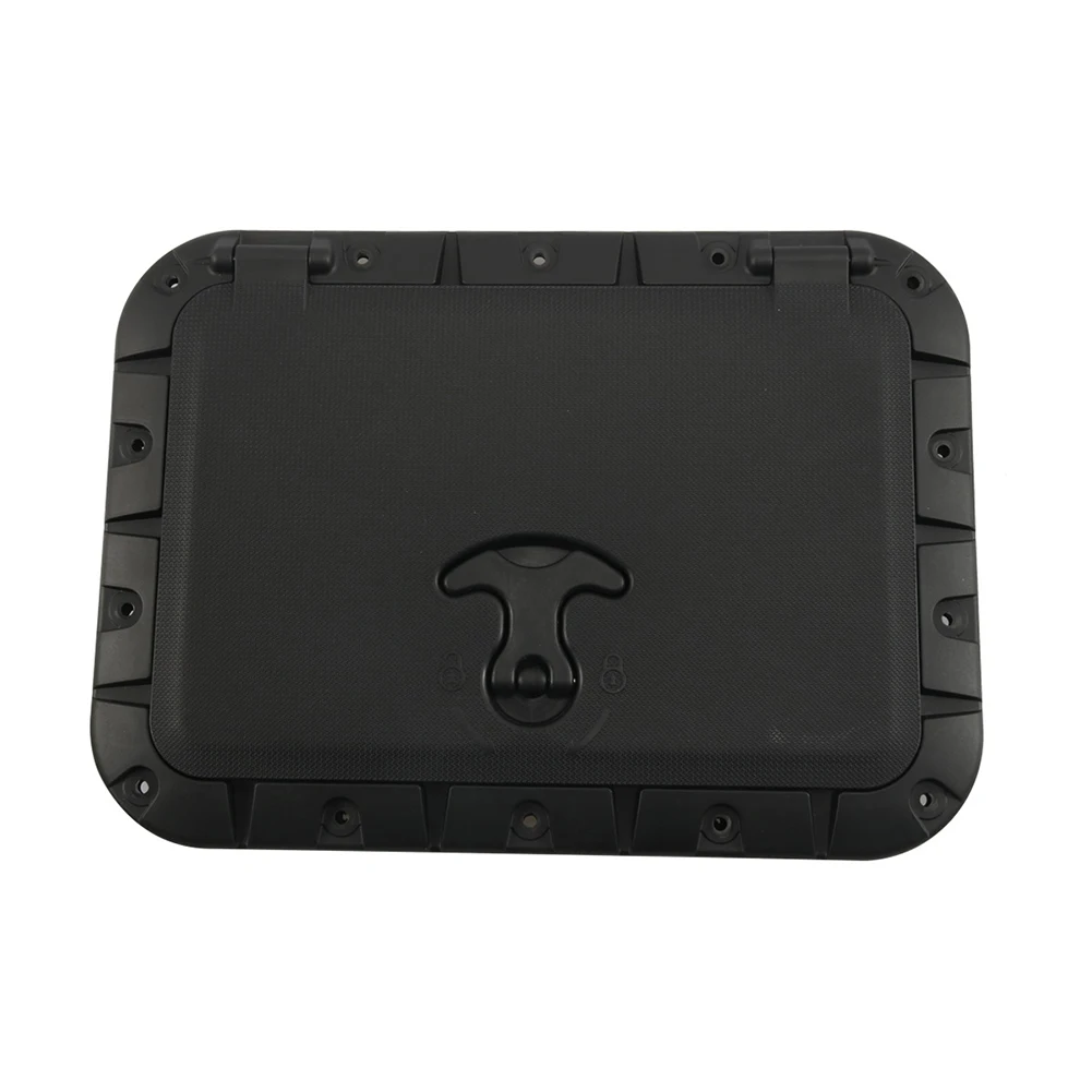 

Canoe Deck Plate Boat Deck Hatch Marine Equipment ABS Material Horizontal Installation Black Deck Board For Boats