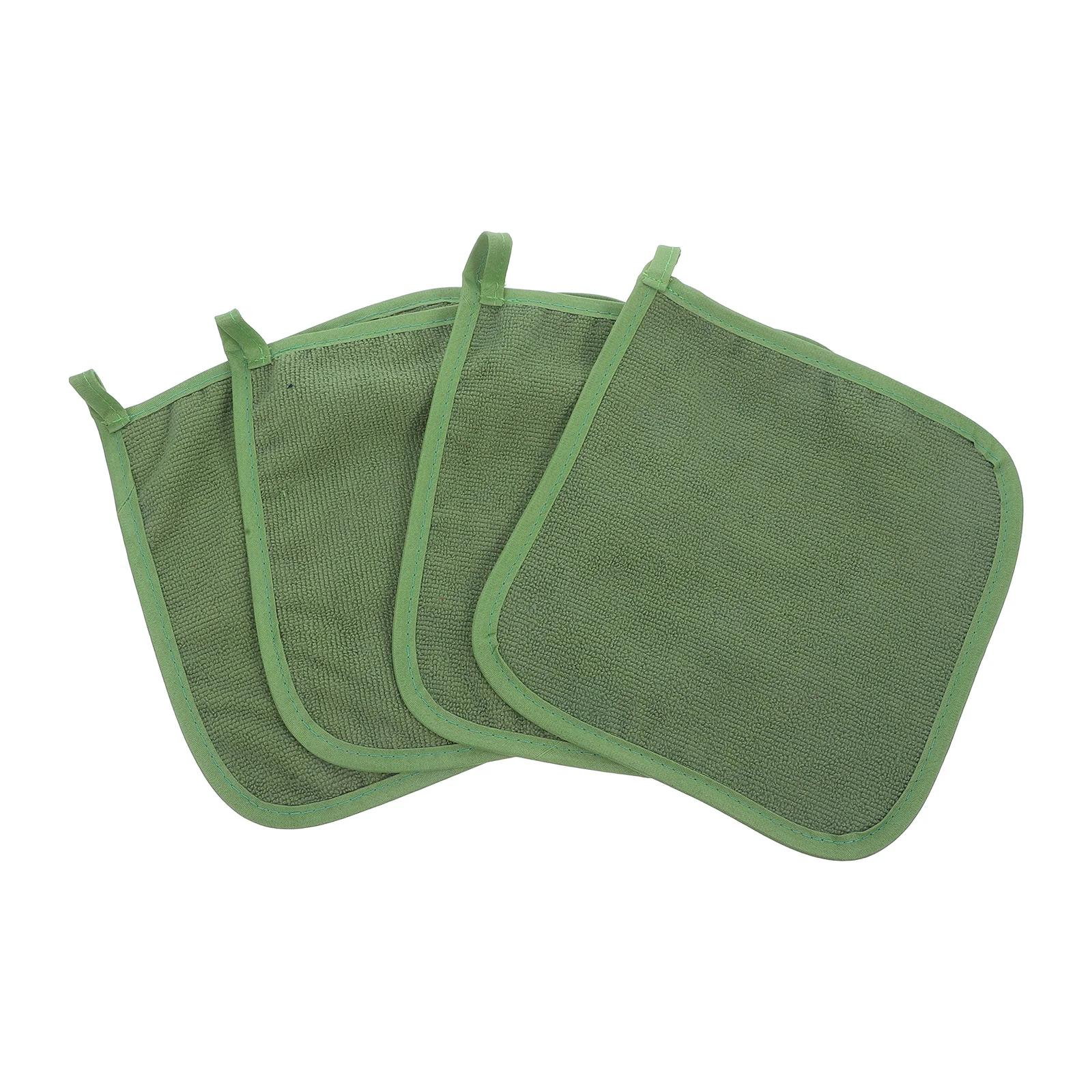 

4pcs Cotton Pot Holders Heat Insulating Mats For Hot Dishes Kitchen Cooking Pads Table Mat Decor Anti-Scalding Protection Home