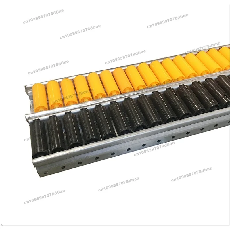 Reinforced Sheet Metal Fluent Strip D15 * 42 Wide 60 * 25 Thin Wheel Anti-static Wire Rod Shelf Galvanized Slide Rail Pulley Row