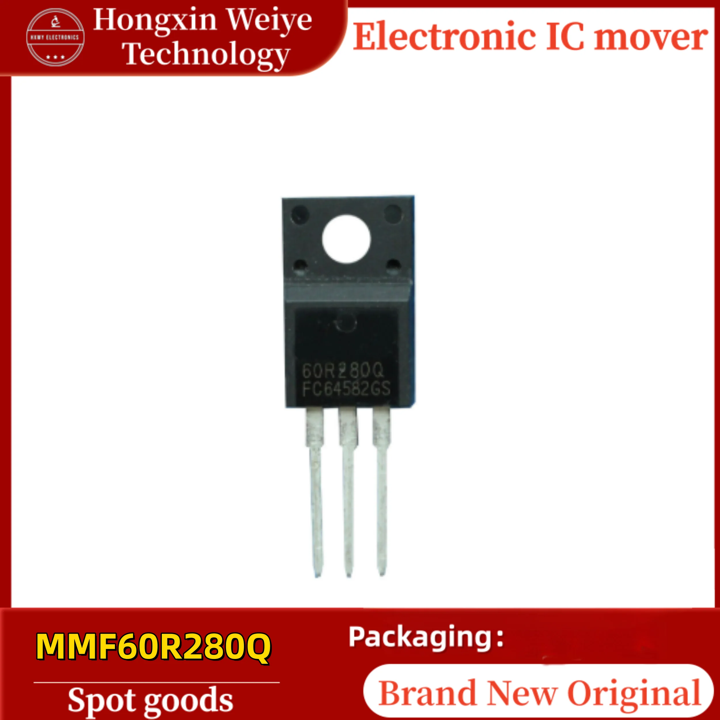 

10/50 PCS MMF60R280Q TO-220F 60R280Q MOSFET 13A 650V Brand New In Stock