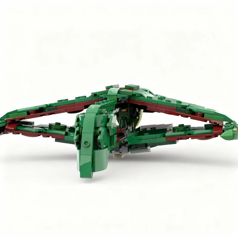 423 elementy MOC Creator 3 1 Romulan Warbird Model do składania z klocków, zabawki architektoniczne, prezenty świąteczne, DIY, edukacja, kreatywna pomysłowość