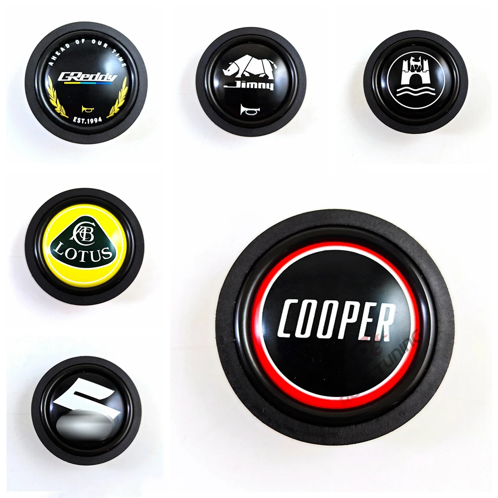 High Quality JDM Style Diameter: 55mm Car Rally Race Racing Drift Sport Steering Wheel Horn Push Button For Suzuki Cooper Etc