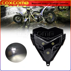 Motocross Enduro Mini LED Headlight MX Head Lamp Light Running Light For Gasgas TXT EC ECF XC Beta Sherco SE-R SM-R SEF-R MX