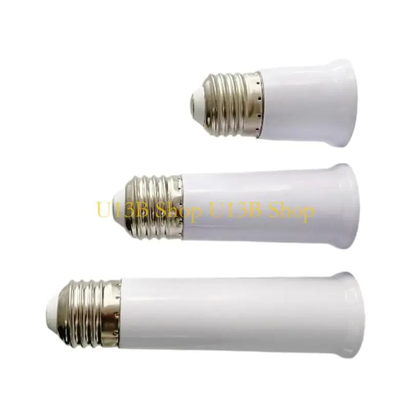 U13B 3 Pack E27 Socket Extension 65 95 120mm For Ceiling Fan And LED Light Bulb