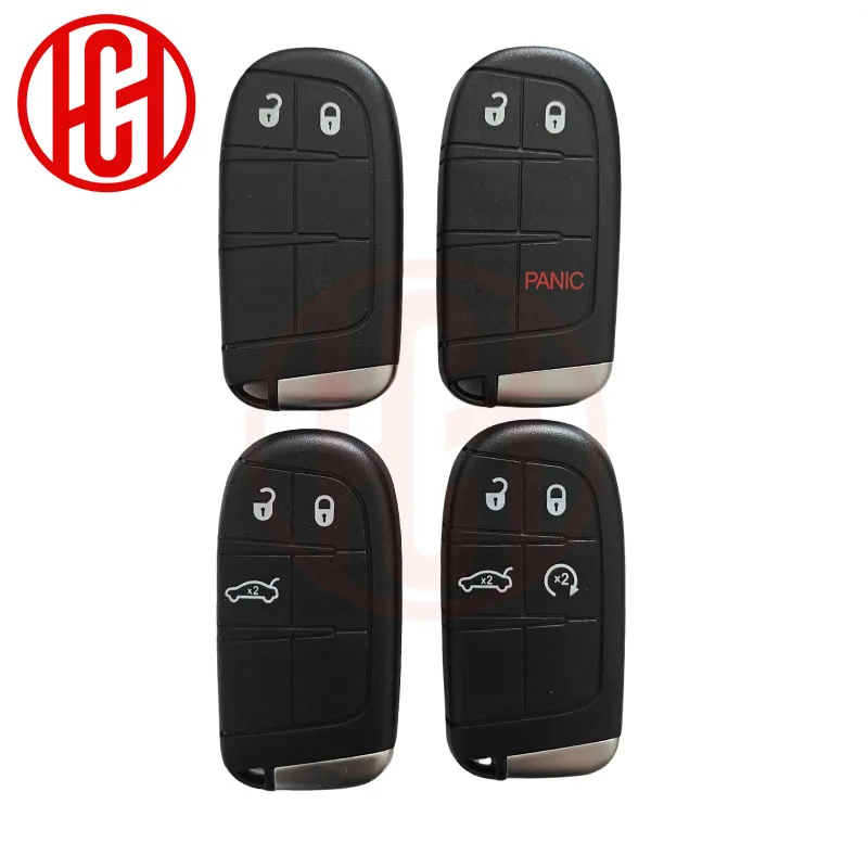 ID46 Chip 433 MHz Auto Afstandsbediening Sleutel 2/3/4/5 Knoppen M3N40821302 voor 2011-2017 Chrysler Dodge Challenger Durango 300 Charger Journey