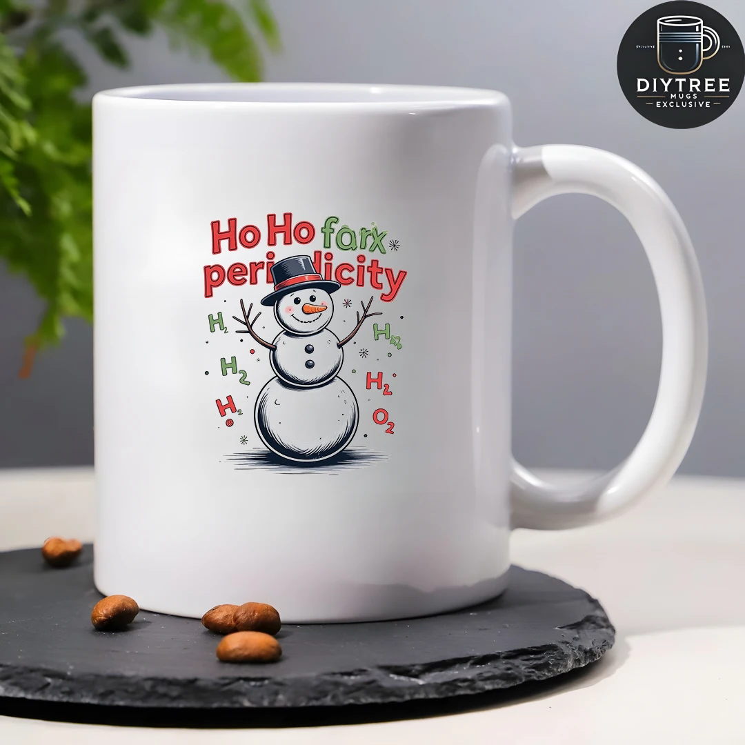 كوب رجل الثلج الكرتوني سعة 11 أونصة للمنزل والمكتب للأطفال كوب للمشروبات الباردة والساخنة هدية عيد الميلاد تصميم ممتع H2O