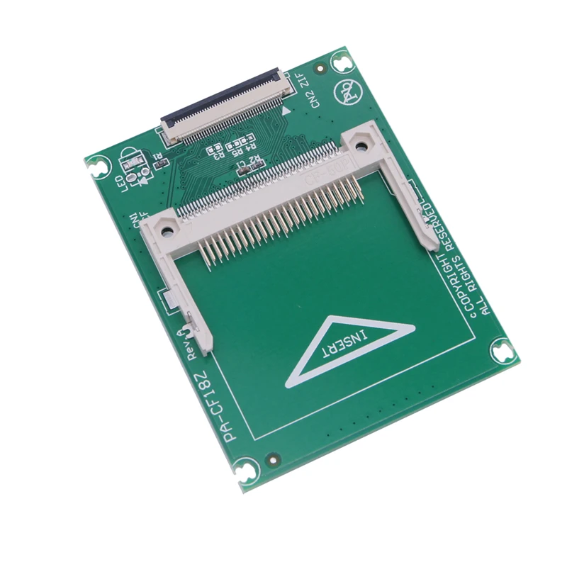 CF to CE/ZIF 40Pin Converter Riser with 2 Cable CF Compact Flash Memory Card Adapter for 1.8Inch Laptop Hard Disk Game Accessory